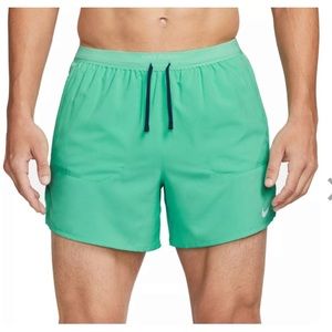 Nike Stride Men's Dri-FIT Running Shorts in Green